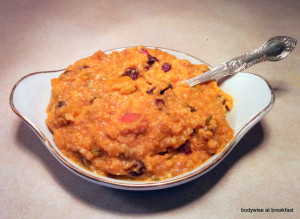 Spicey Pumpkin Oatmeal Porridge