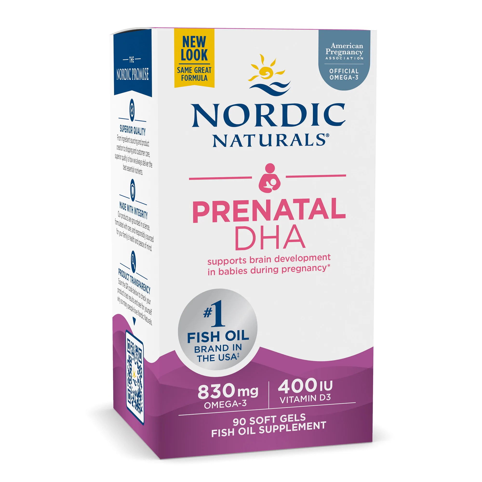 Nordic Naturals - Prenatal DHA - Unflavoured 90 softgels